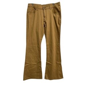 EVERDESIGN Flared Jeans Womens Medium Brown Stretch‎ Denim Five Pocket Pants